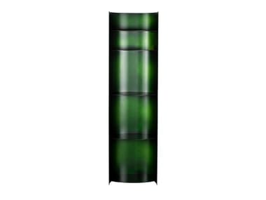 COMO BIG - Open wall-mounted powder coated aluminium bookcase (Request Info).