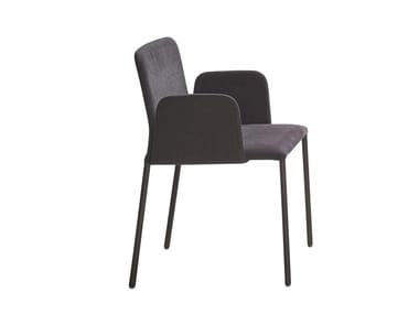 CORBO - Fabric chair with armrests (Request Info).