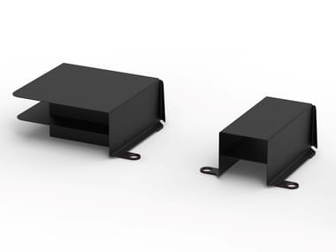 COSTUME - Rectangular aluminium side table (Request Info).