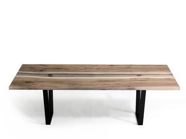 CREEK WALNUT - Rectangular dining table (Request Info).