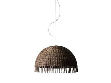 CROCO 95 - Rattan pendant lamp (Request Info).