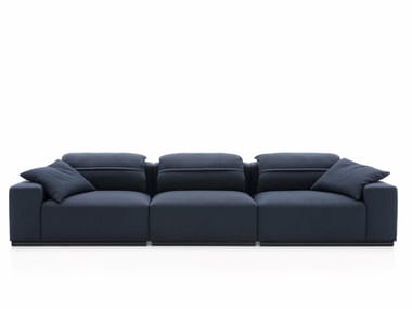 CROSSLINE - Sectional fabric sofa (Request Info).