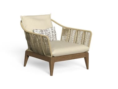 CRUISE TEAK - Armchair with armrests (Request Info).