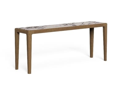 CRUISE TEAK - Rectangular garden console (Request Info).