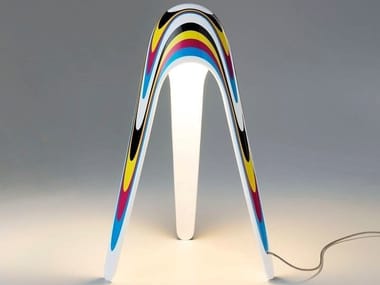 CYBORG TEXTURE - LED aluminium table lamp with Dimmer (Request Info).