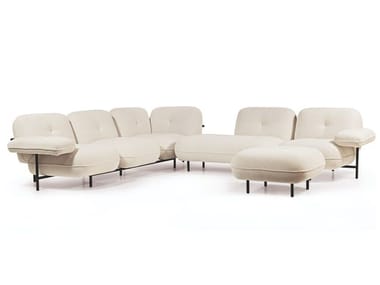 CLOUD - Sectional fabric sofa by Cantori