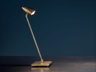 CICLOITALIA T - LED adjustable brass desk lamp (Request Info).