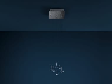 JACKIE O CHANDELIER 6 / 9 / 12 - LED metal pendant lamp (Request Info).