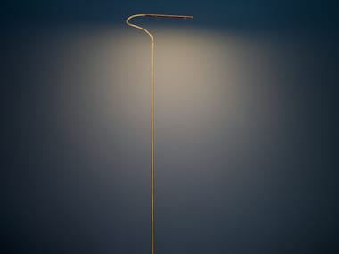 LOLA F - LED adjustable brass floor lamp (Request Info).