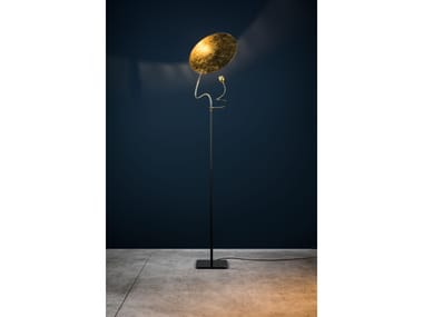 LUCE D'ORO F - LED aluminium floor lamp (Request Info).