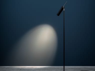 LUCENERA 506 - LED adjustable carbon fibre floor lamp (Request Info).