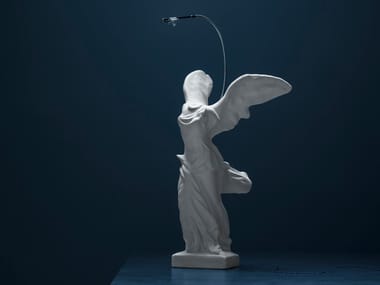 NIKE - LED with swing arm plaster table lamp (Request Info).