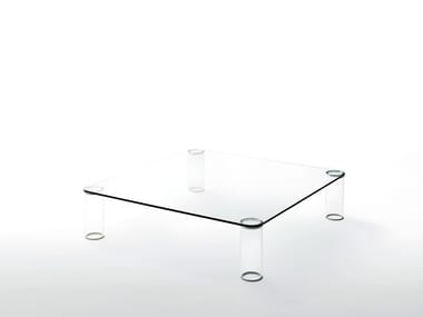 PIPELINE - Low square crystal coffee table (Request Info).