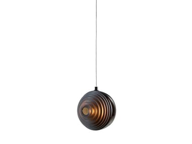 DARK & BRIGHT STAR - Blown glass pendant lamp (Request Info).