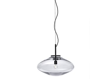 DISC - Blown glass pendant lamp (Request Info).