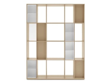 DIVISION - Freestanding double-sided MDF bookcase (Request Info).