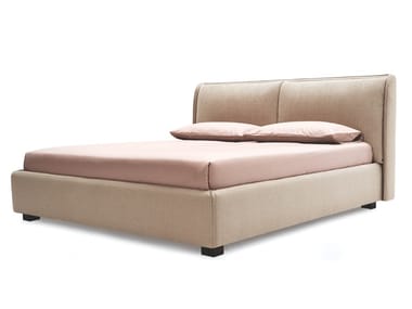 DOLLY - Microfiber double bed with upholstered headboard (Request Info).