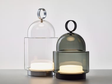 DOME NOMAD - LED cordless blown glass table lamp (Request Info).