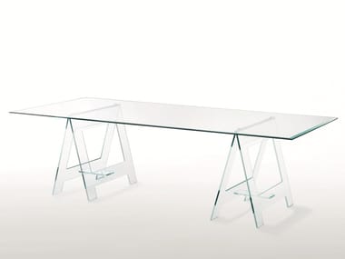 DON CAVALLETTO - Rectangular crystal table (Request Info).
