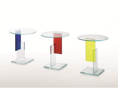 DON GERRIT - Round crystal coffee table (Request Info).