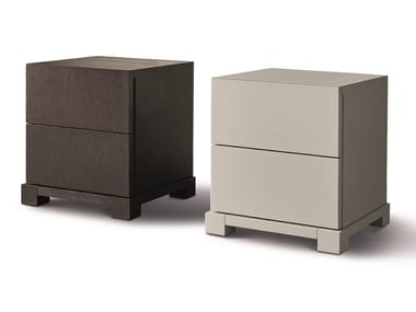 DOUGLAS - Wooden bedside table with drawers (Request Info).