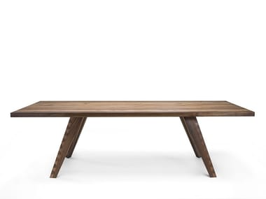 DOVETAIL TABLE - Rectangular solid wood table (Request Info).