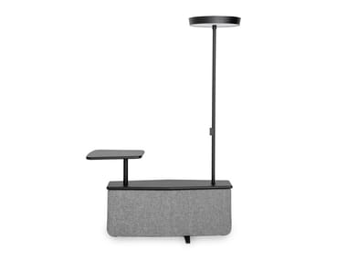 DS-601 - Partition walls with table elements and lamp (Request Info).