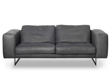 DS-748 - 2 seater leather sofa (Request Info).