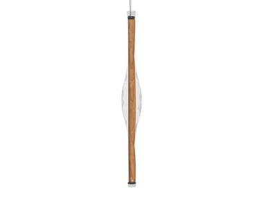 DUNE VERTICAL - LED wood veneer pendant lamp (Request Info).