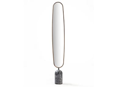EKERO - Freestanding oval framed mirror (Request Info).