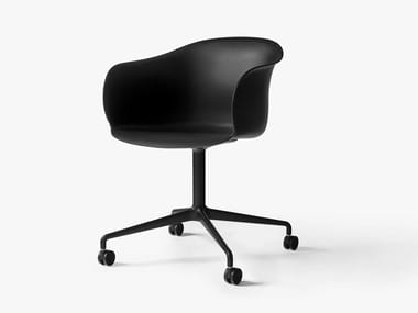 ELEFY JH36 - Polypropylene chair with 4-spoke base with castors (Request Info).