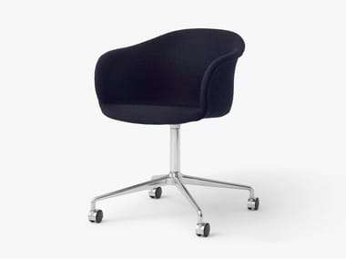 ELEFY JH37 - Upholstered chair with 4-spoke base with castors (Request Info).