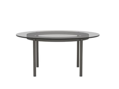 ELEMENT TABLE - Round glass coffee table (Request Info).