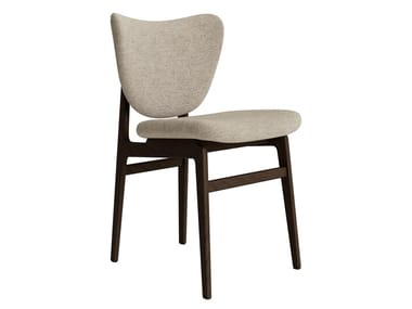 ELEPHANT FULL UPHOLSTERY - Fabric and oak chair (Request Info).