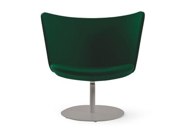 EMBROIDERY SIMPLE - Swivel fabric or leather easy chair (Request Info).