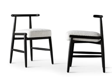 EMILIA - Ash chair with removable cover (Request Info).