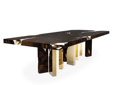 EMPIRE - Rectangular mahogany dining table (Request Info).