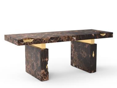 EMPIRE EMPERADOR - Rectangular marble writing desk (Request Info).