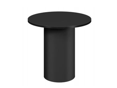 ENOKI - Low round steel coffee table (Request Info).