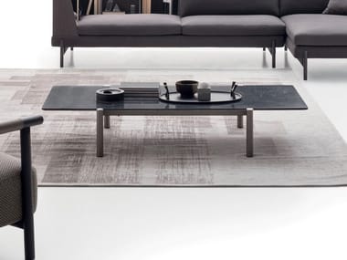 ERYS - Rectangular marble coffee table (Request Info).