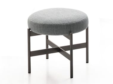 ERYS - Upholstered fabric stool (Request Info).