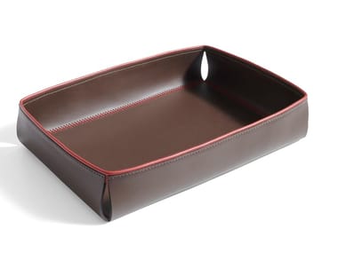 EVERYDAY LIFE TRAY - Tanned leather pin tray (Request Info).