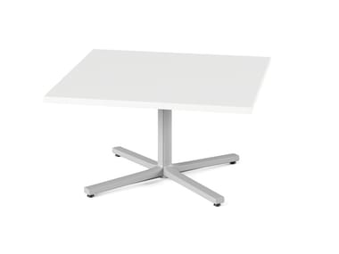 EVERYWHERE - Square coffee table with 4-star base by Herman Miller