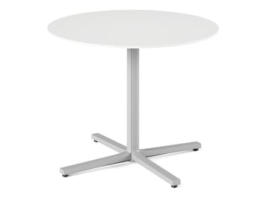 EVERYWHERE - Round table with 4-star base by Herman Miller