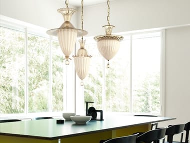 FANALI VENEZIANI - Venetian crystal pendant lamp (Request Info).