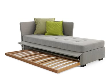 FIGI ISOLINA ESTRAIBILE - Upholstered fabric day bed with removable cover (Request Info).
