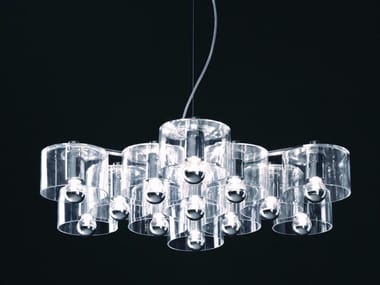 FIORE - 433 - Blown glass pendant lamp (Request Info).