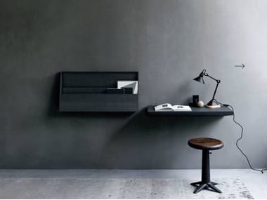FJU - Wooden secretary desk / wall shelf (Request Info).