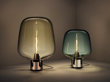 FLAR - LED blown glass table lamp (Request Info).