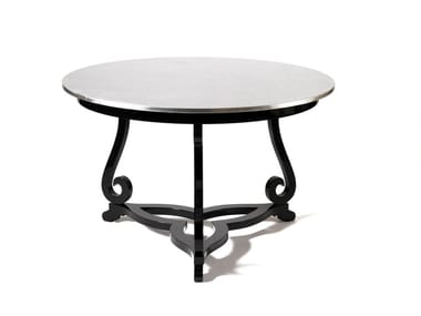 FLOURISH - Round mahogany living room table (Request Info).